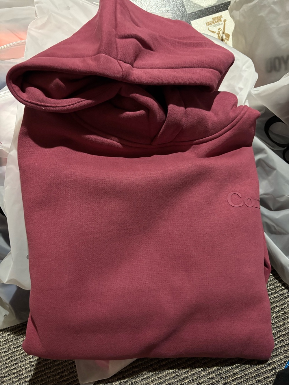 Cozy Women’s Pullover Hoodie in Berry